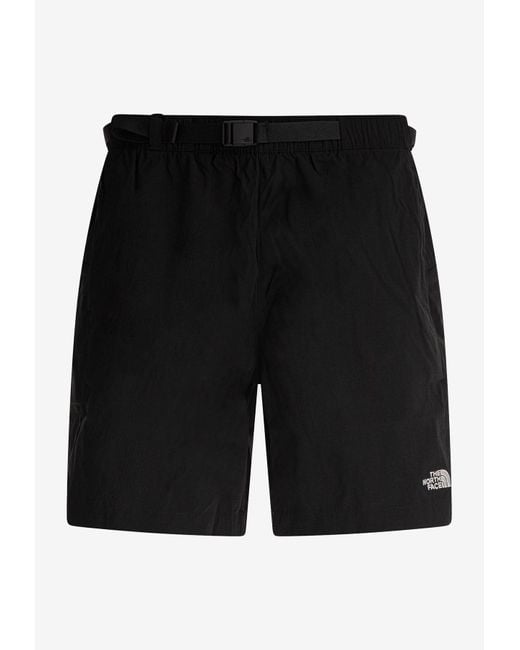 The North Face Men's Black Class V Pathfinder Belted Swim Shorts