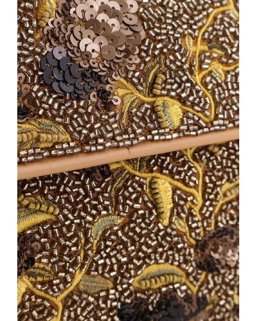 Staud White Tommy Beaded Shoulder Bag