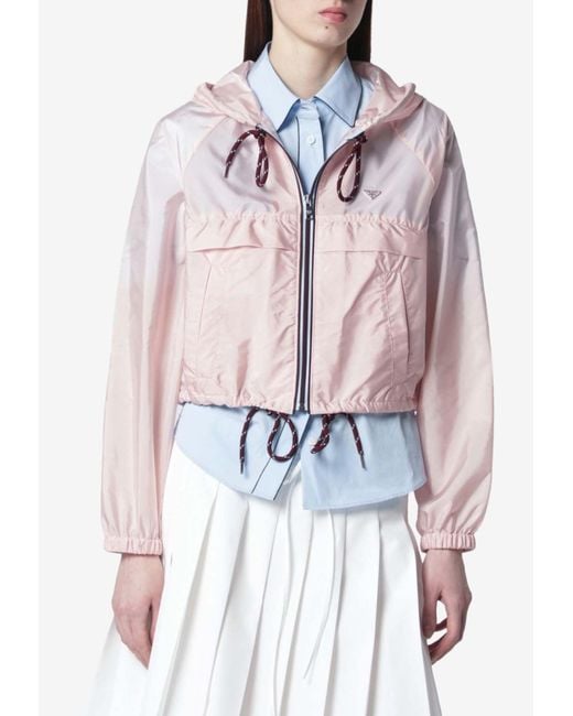 Prada Red Alabaster Zip-Up Jacket