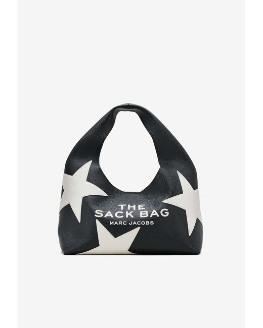 Marc Jacobs Blue The Star Leather Sack Shoulder Bag