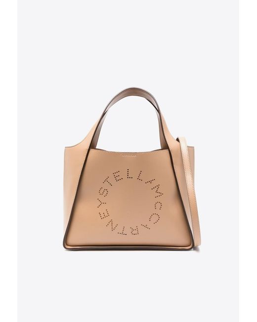 Stella McCartney Natural Logo Shoulder Bag