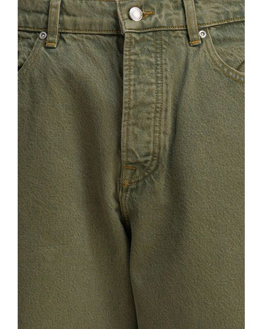 Stussy Green Big Ol' Straight-Leg Jeans for men