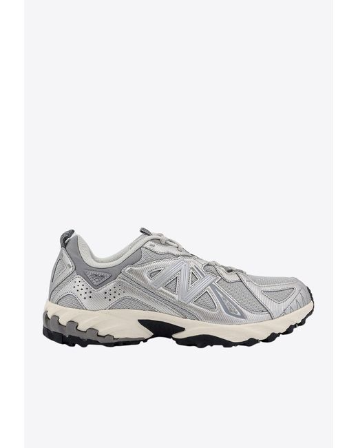 New Balance White 610V1 Low-Top Sneakers for men