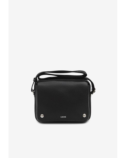 Loewe Black Xs Pebble Messenger Bag for men