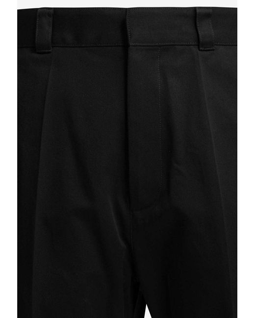 Givenchy Black Logo Patch Cargo Pants for men