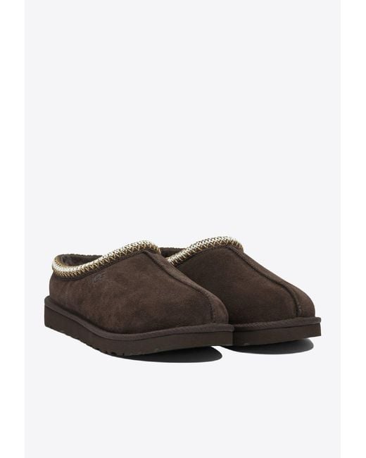 Ugg Brown Tasman Ii Suede Slippers for men
