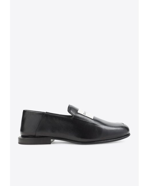 Givenchy Black Label Leather Loafers