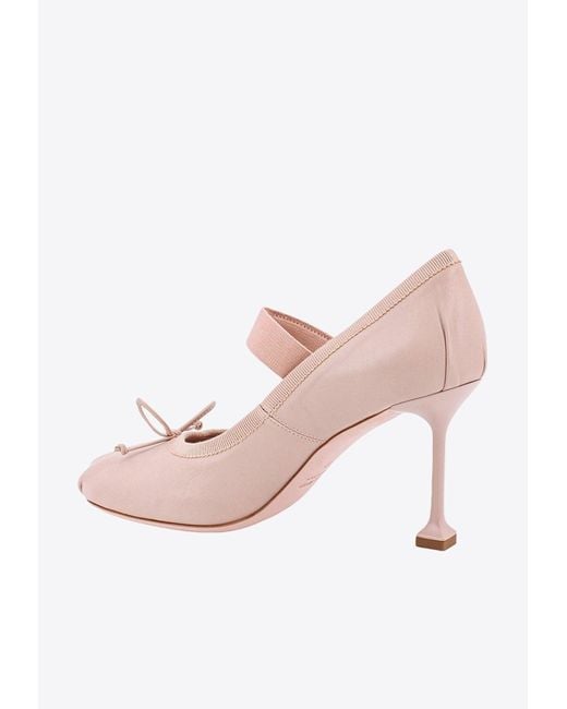 MIU MIU Pink Leather Pumps 靴・シューズ 36