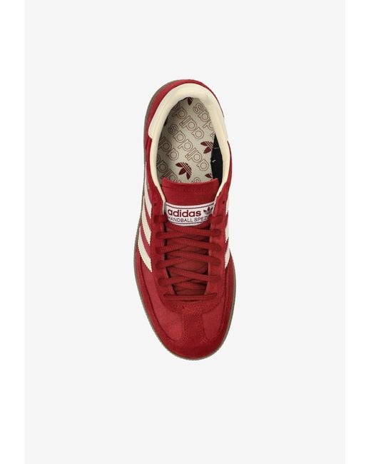 Adidas Originals Red Sports Shoes 'Handball Spezial' for men