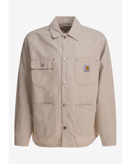 Carhartt Natural Walter Chore Field Jacket for men