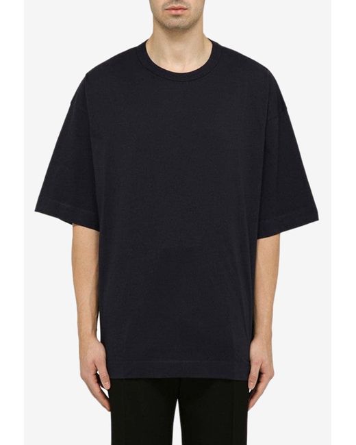 Dries Van Noten Black Hein Short-Sleeved T-Shirt for men