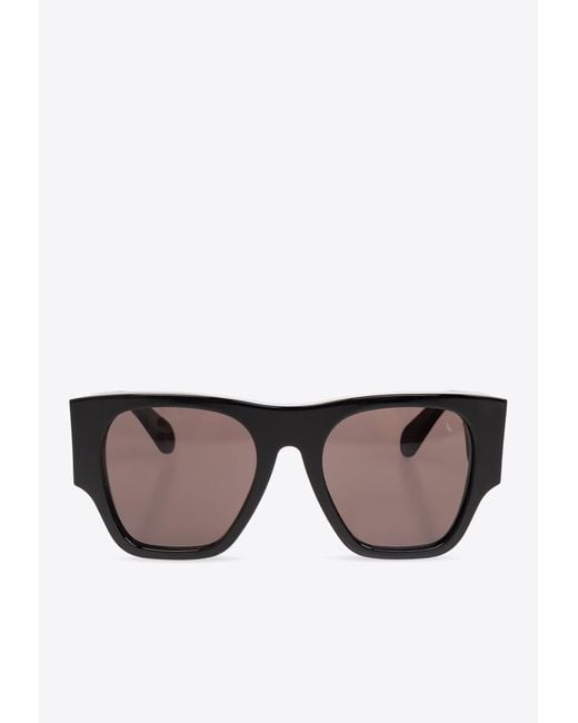 Chloé Gray Naomy Square Framed Sunglasses