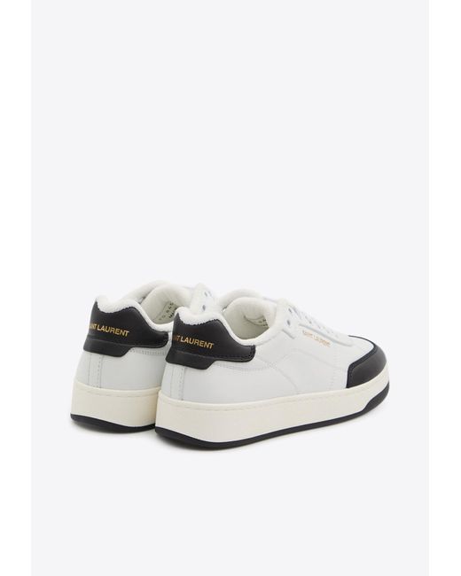 Saint Laurent White Sl/61 Low-Top Sneakers for men