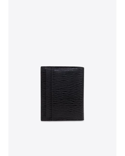Ferragamo Black Passport Holder, Cardholder And Luggage Tag Gift Set for men