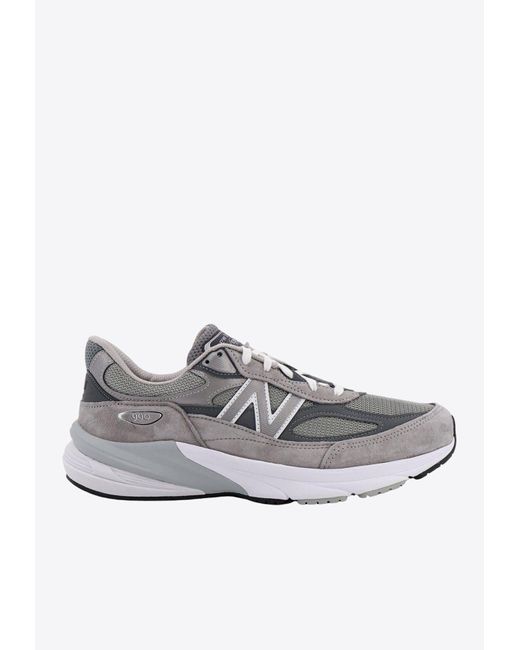 New Balance Gray 990 Low-Top Sneakers for men