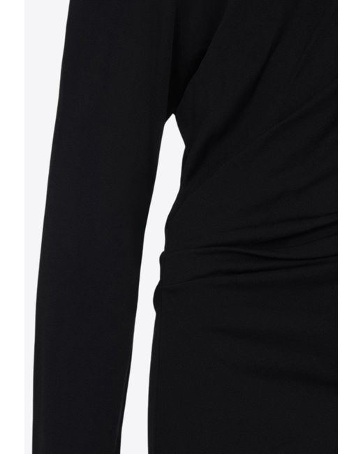 Jacquemus Black The Croisière Open-Back Mini Dress