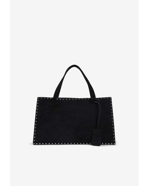 Phoebe Philo Black Small Stud Cabas Tote Bag