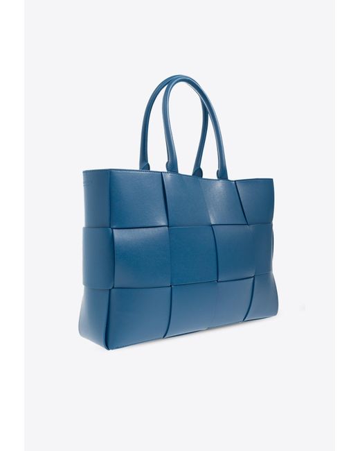 Bottega Veneta Blue Medium Arco Top Handle Bag