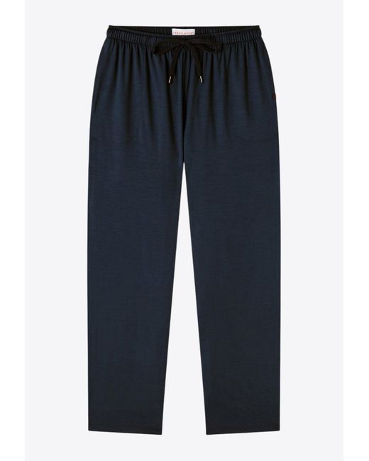 Derek Rose Blue Straight-Leg Lounge Pants for men