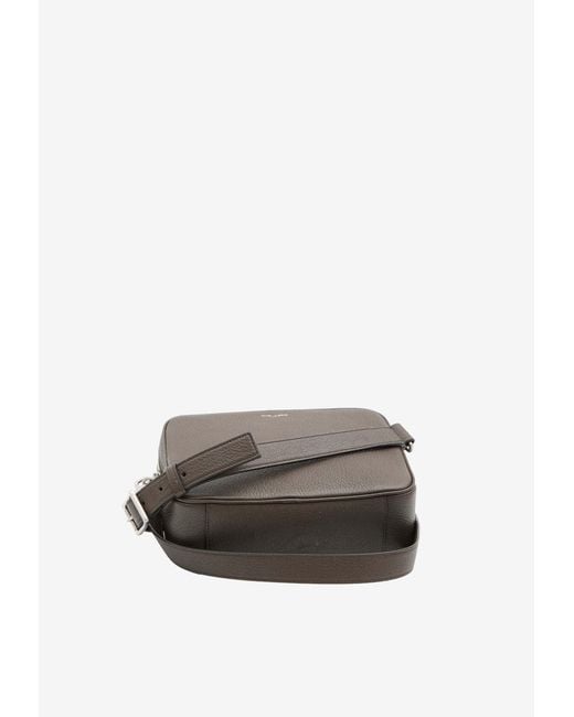Saint Laurent Brown Small Camera Bag for men
