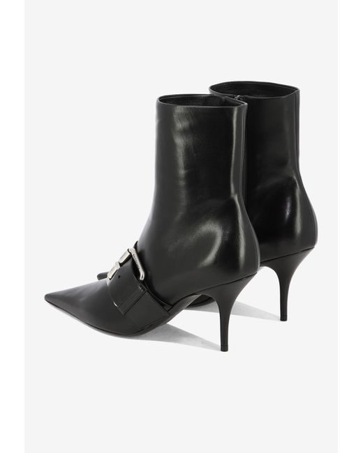 Balenciaga Black Knife 80 Pointed Ankle Boots