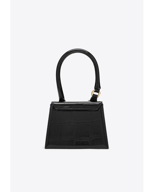 Jacquemus Le Chiquito Moyen Top Handle Bag in Black Lyst