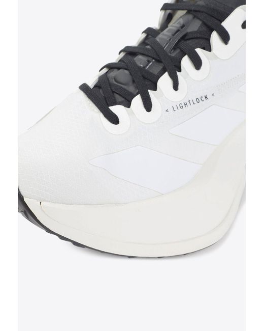Y-3 White Adios Pro 4 Sneakers for men