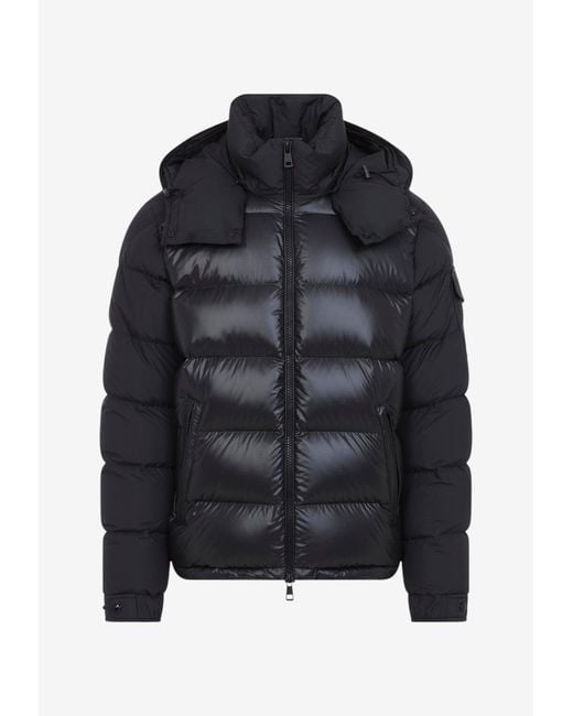 Moncler Black Maya Short Down Jacket for men