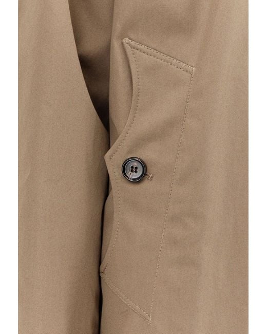 Burberry Natural Single-Breasted Coats for men