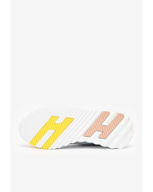 Hermès White Bouncing Low-Top Sneakers