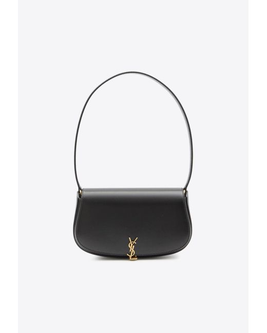 Saint Laurent White Mini Voltaire Leather Shoulder Bag