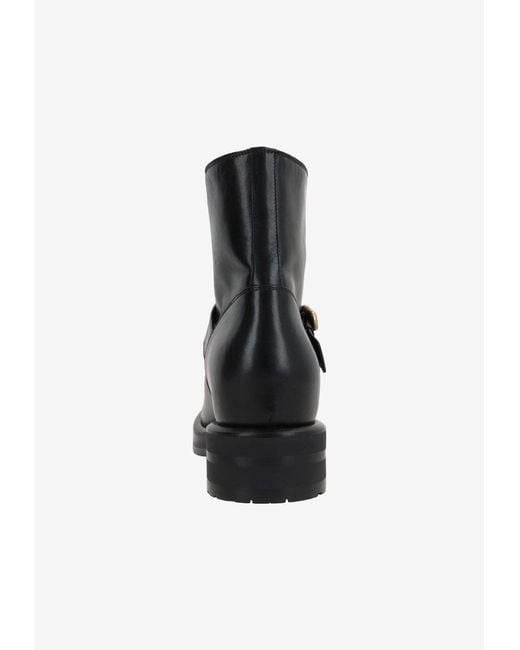 Chloé Black Coddington Ankle Boot