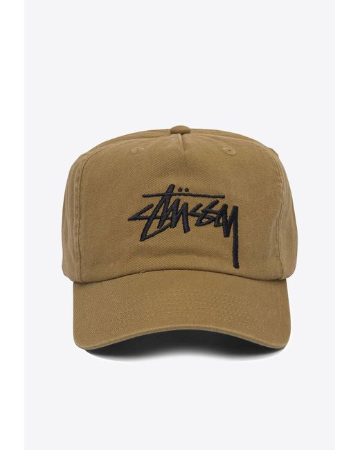 Stussy Natural Logo Baseball Cap for men