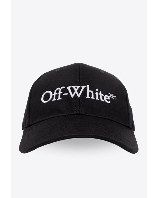 Off-White c/o Virgil Abloh Black Logo Embroidered Baseball Cap