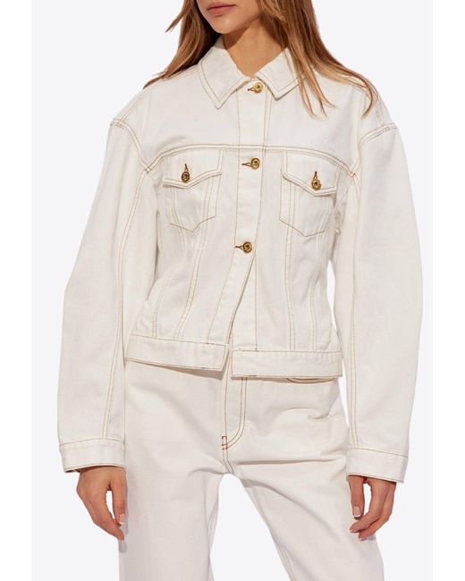 Jacquemus Natural Fitted Denim Jacket