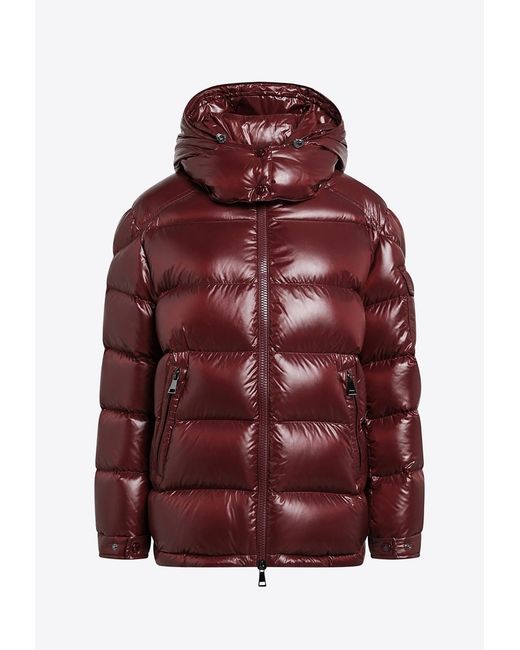 Moncler Red Maire Quilted Down Jacket