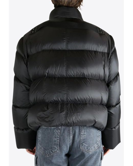 Rick Owens Black Turtle Jacket for men