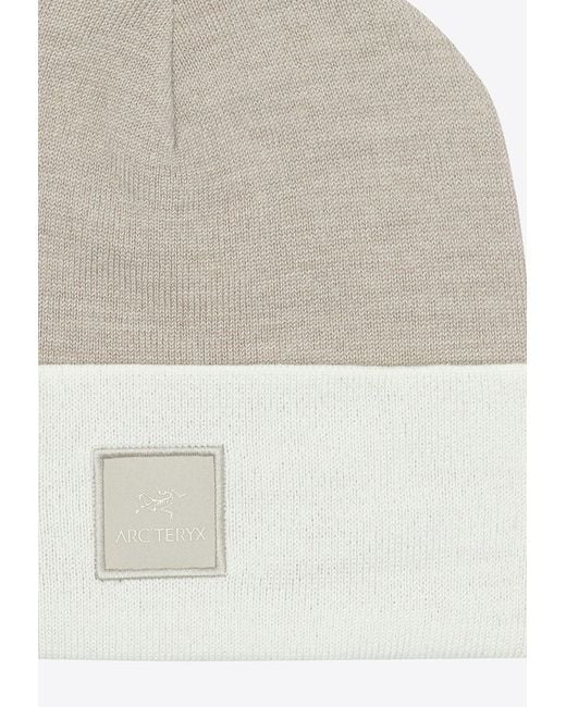 Arc'teryx Natural Two-Tone Logo Patch Beanie