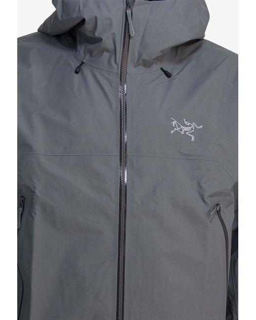 Arc'teryx Gray Beta Sl Zip-Up Technical Jacket for men