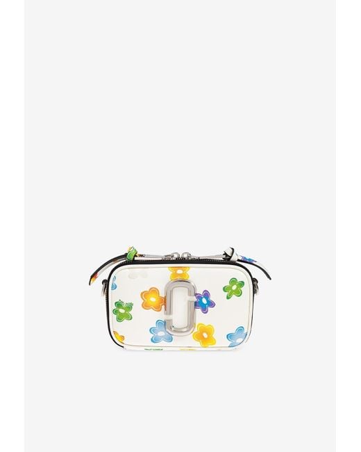 Marc Jacobs Blue Wild Daisy Snapshot Crossbody Bag