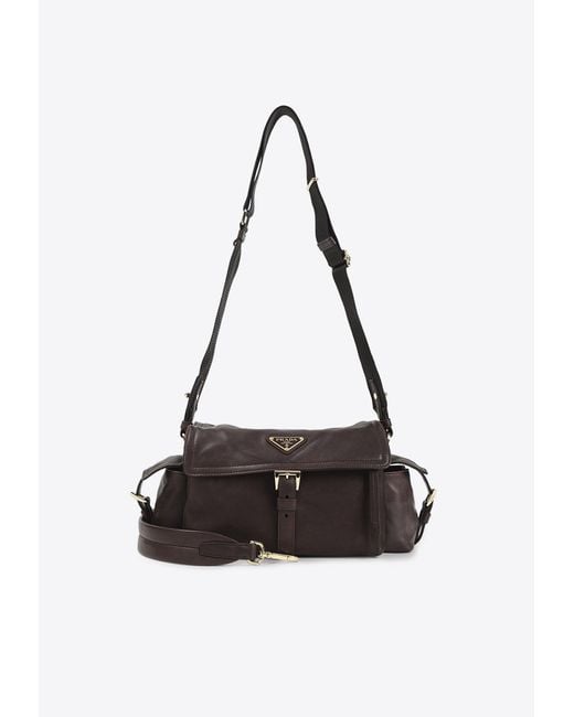 Prada White Medium Explore Shoulder Bag