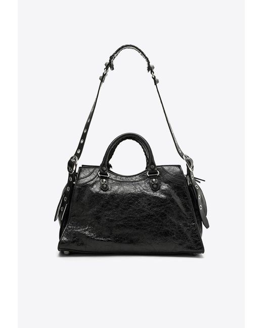 Balenciaga Black Neo Cagole City Top Handle Bag