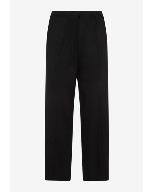 Balenciaga Black Elastic Pants for men