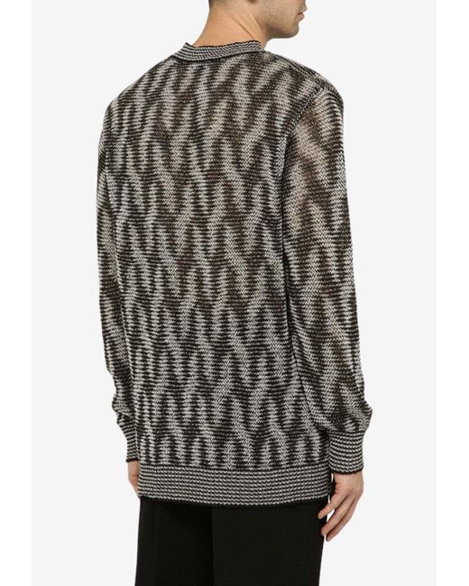 Dries Van Noten Gray Misty Sweater for men