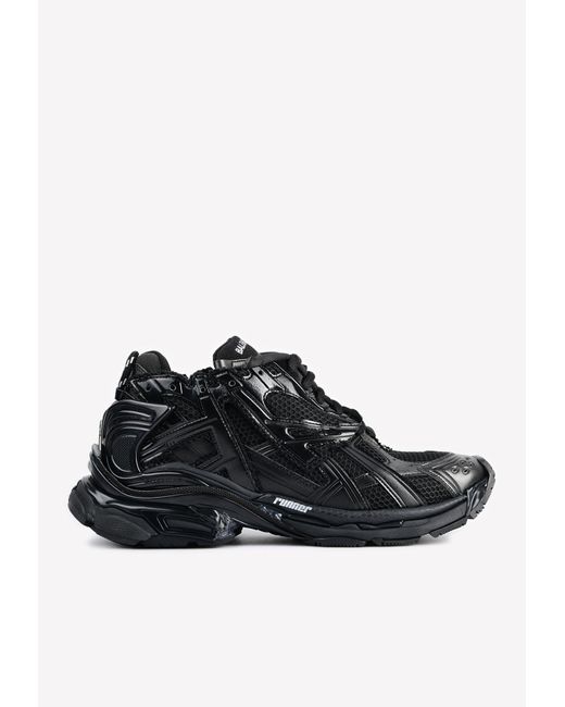 Balenciaga Synthetic Runner Low-top Sneakers In Mesh And Nylon in Black ...