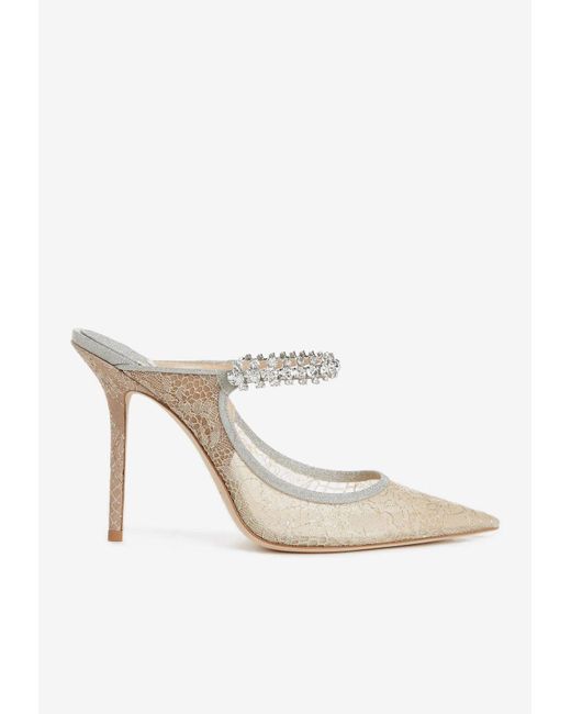 jimmy choo bing embellished mule