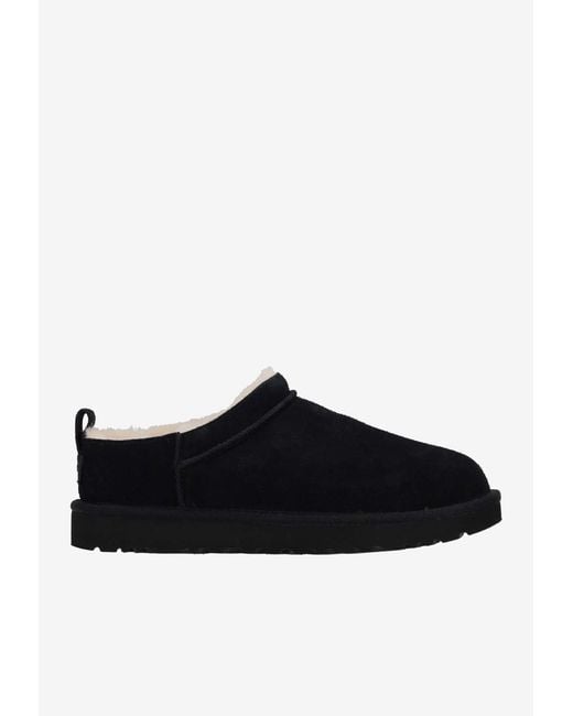 Ugg Black Classic Micro Slippers