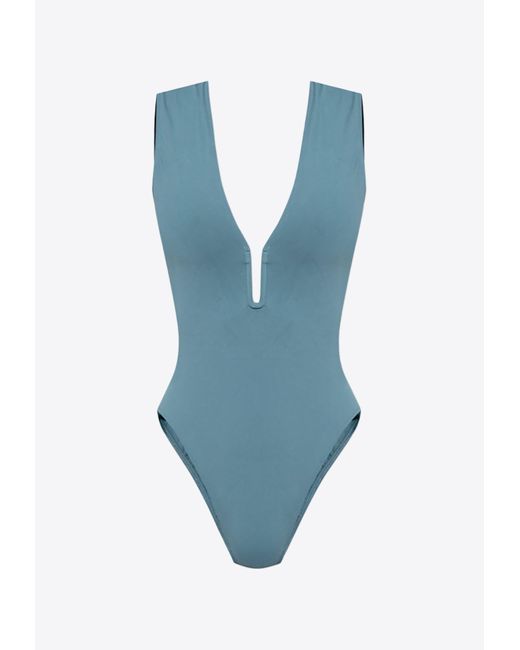 Eres Blue Une Sophisticated One-Piece Swimsuit