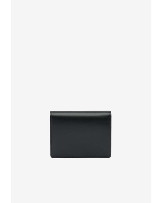 Marni White Envelope Leather Bi-Fold Wallet