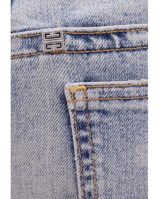 Givenchy Gray Logo Monogram Flared Jeans